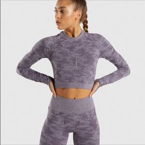 Gymshark NWOT camo top
